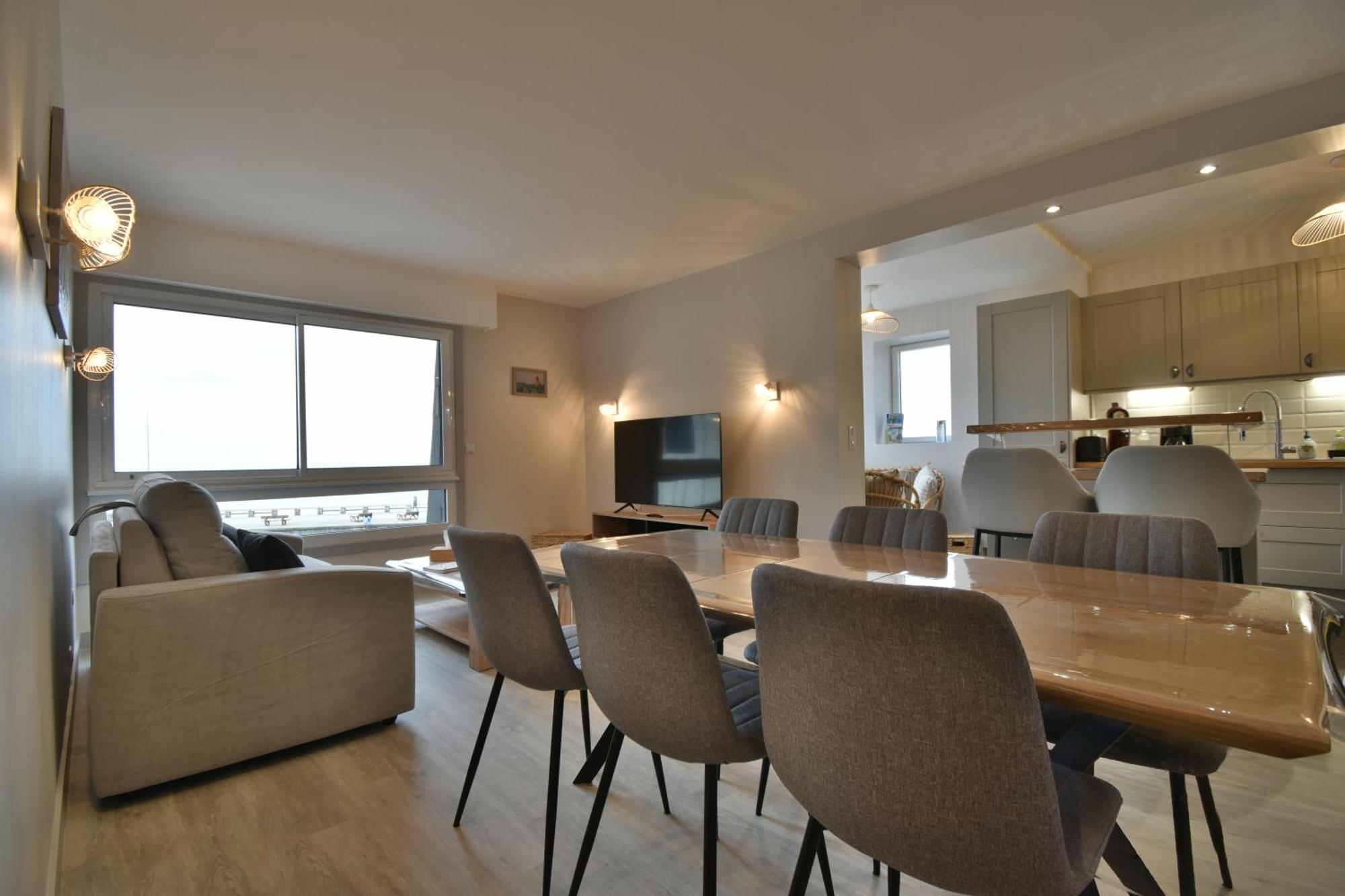 Appartement Renove Avec Vue Sur Mer A Fecamp ! Luaran gambar